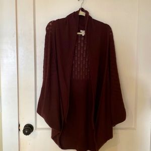 Cashmere Pointelle Cocoon Cardigan